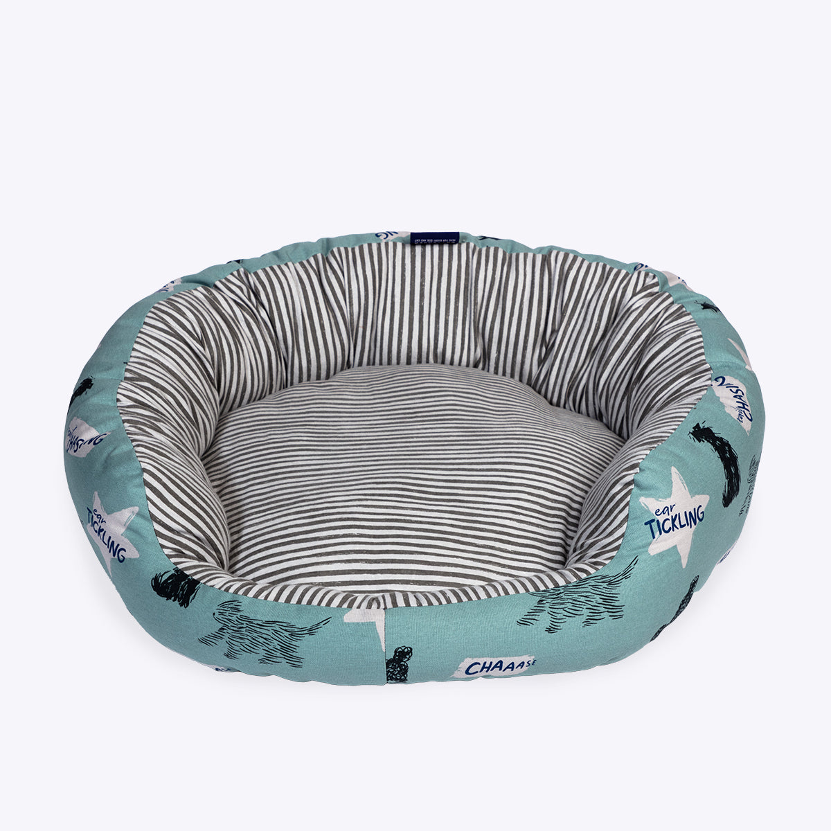 Battersea Playful Dogs Round Deluxe Slumber Bed