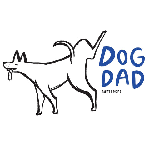 Dog Dad Organic White T-Shirt