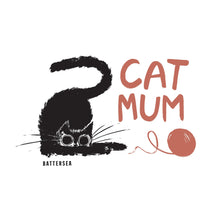 Load image into Gallery viewer, Cat Mum Organic White T-Shirt