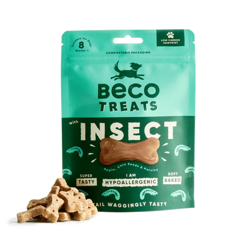Insect with Apple & Chia Seeds Dog Treats, dog treats, dog training, dog biscuits, dog food,
