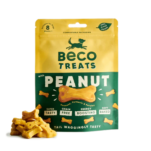 Peanut with Coconut & Turmeric Dog Treats, dog treats, plant-based dog treats, dog training, dog biscuits, dog food,