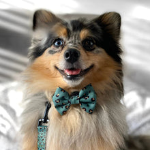 Load image into Gallery viewer, Kharki Leopard Dog Bow Tie