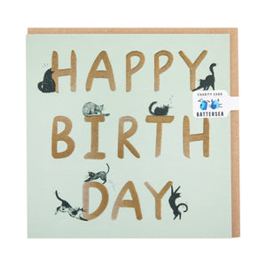 Battersea Cats Happy Birthday Card