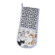 Load image into Gallery viewer, Feline Friends Double Oven Gloves