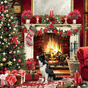 Christmas Collie  – Single Card