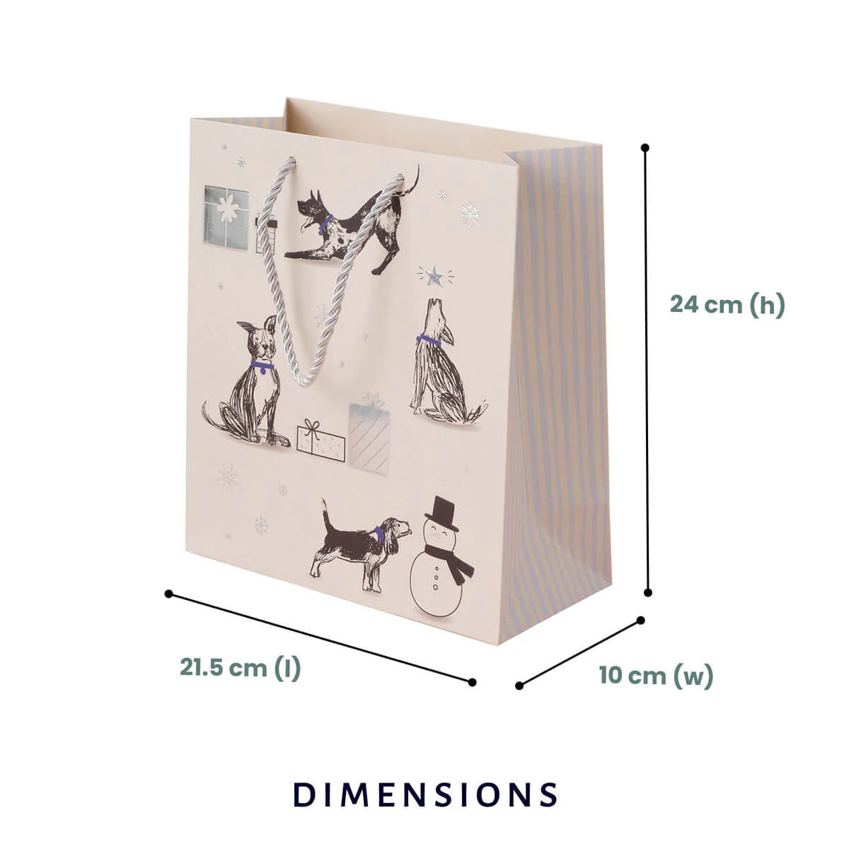 Battersea Christmas Dogs Medium Gift Bag – Battersea Shop