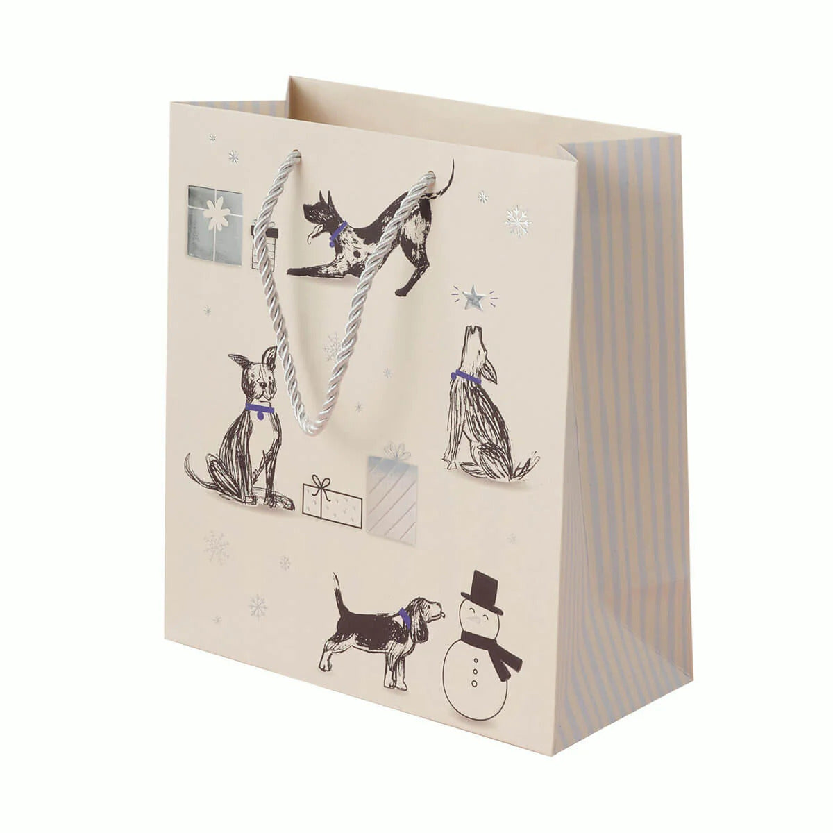 Battersea Christmas Dogs Medium Gift Bag