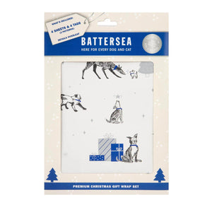 Battersea Christmas Dogs Gift Wrap