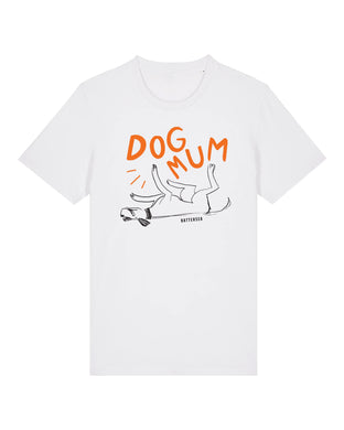 Dog Mum Organic White T-Shirt