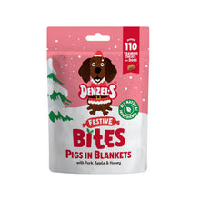 Load image into Gallery viewer, Denzel&#39;s Pigs In Blankets Dog Treats 100g