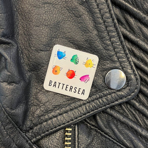 Battersea Pride Pin Badge, battersea pin badge, pride pin, pride badge