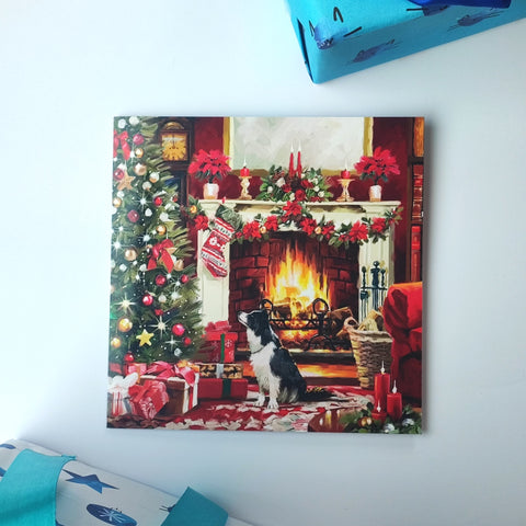 Christmas Collie  – Single Card