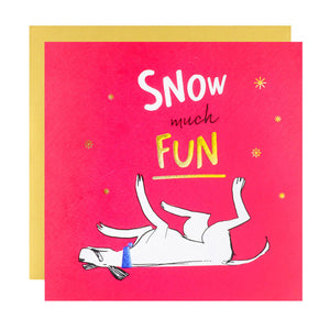 Battersea Snow Much Fun Christmas Card