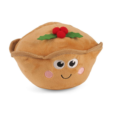 Xmas Mince Pie Play Pal Dog Toy