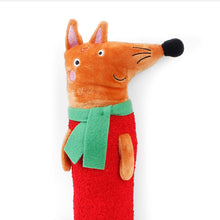 Load image into Gallery viewer, Red Fox Sausage Squeaker Dog Toy