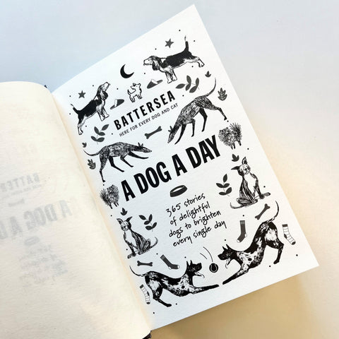 A Dog a Day: 365 Stories Book, book, story book, battersea book, christmas present, dog lover, dog book