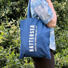 Load image into Gallery viewer, Battersea Navy Tote Bag