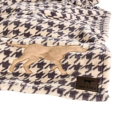 Houndstooth Fleece Blanket