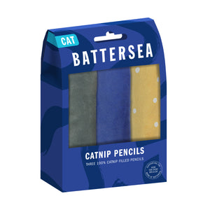 Battersea Catnip Pencils 3pc Cat Toy, cat toy, battersea toy, rosewoodXbattersea, battersea, catnip, catnip cat toy, cat stimulation, cat enrichment