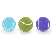 Load image into Gallery viewer, Battersea Tennis Balls 3pc Dog Toy, dog toy, battersea toy, rosewoodXbattersea, battersea, dog stimulation, dog enrichment, tennis balls