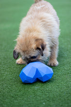 Load image into Gallery viewer, Battersea Rubber Heart Treat Dog Toy, dog toy, battersea toy, rosewoodXbattersea, battersea, dog stimulation, dog enrichment