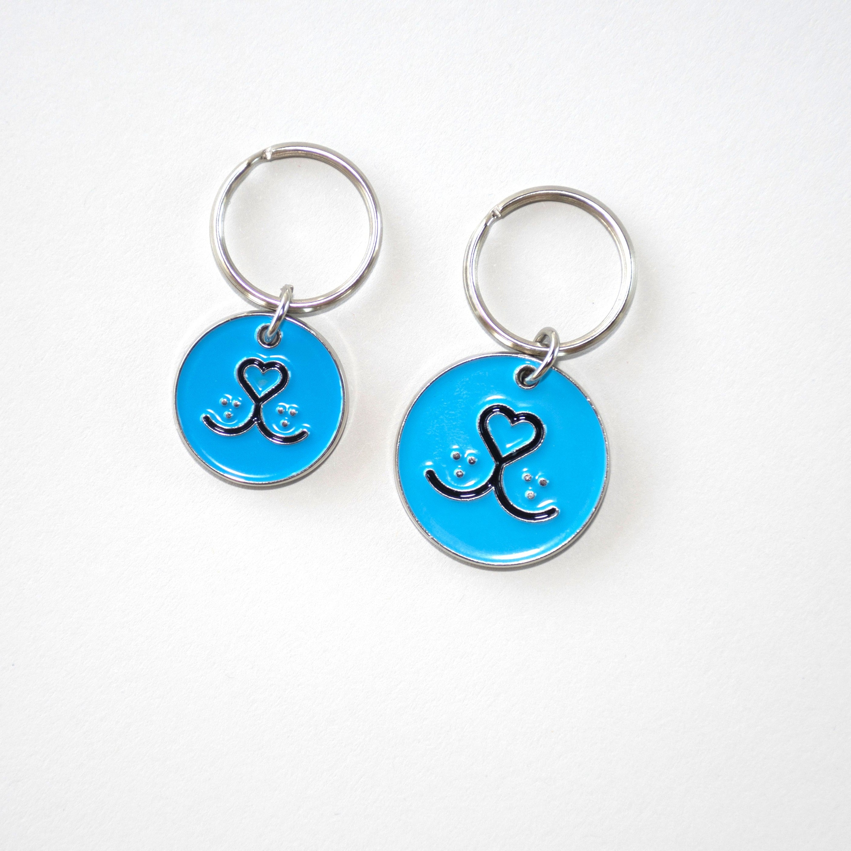 Blue dog tag hot sale