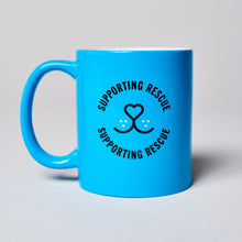 Load image into Gallery viewer, Battersea Wear Blue for Rescue Ceramic Mug, WBFR mug, Battersea mug, Wear Blue for Rescue, Battersea, WBFR, Battersea branded, Battersea merchandise, Supporting Rescue, Rescue is my favourite breed, wearblueforrescue, 