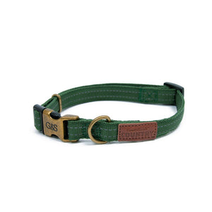 Country Collar Forest Green, Dog collar, Collar, Forest green, Green collar