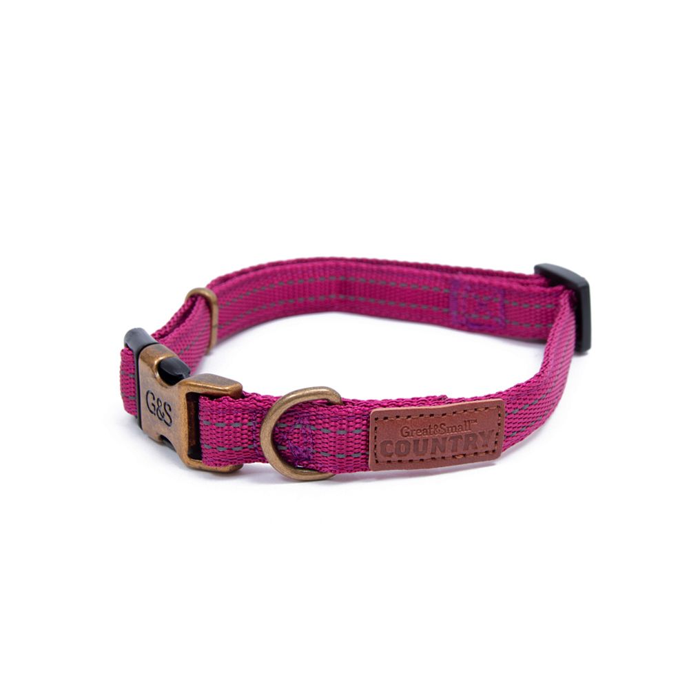 Country Collar Orchid Pink, Dog collar, Collar, Orchid pink, Pink collar,