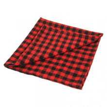 Load image into Gallery viewer, Red Check Dog Bandana