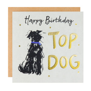Happy Birthday Top Dog Card