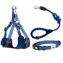 Load image into Gallery viewer, Comfort Rope Dog Lead Navy Blue