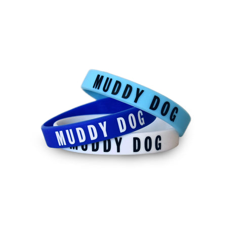 Battersea Muddy Dog Wristband, Muddy Dog, muddy dog merchandise, Battersea Branded, Battersea merchandise, muddy dog challenge, muddy dog event, wristband
