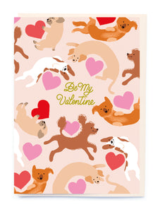 Valentine's Day Card - Dogs