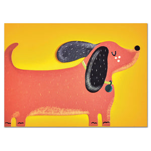 Dachshund Dog Card