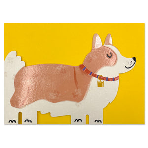 Corgi Dog Card