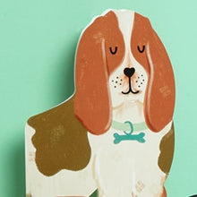 Load image into Gallery viewer, Basset Hound Dog Card