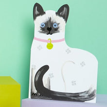 Load image into Gallery viewer, Siamese Cat Card