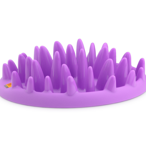 Interactive clearance cat feeder