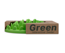 Load image into Gallery viewer, Green Dog Slow Feeder, slow feeder, dog bowl,