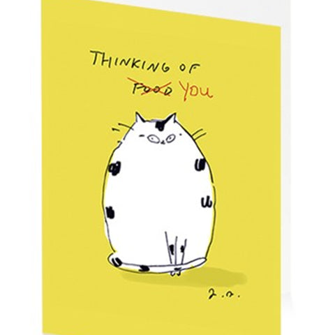 Thinking Of You Cat Card